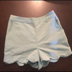 Light blue shorts